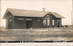 B & M Depot Postcard