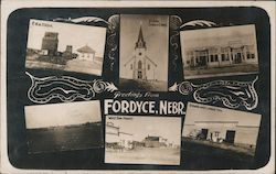 Greetings from Fordyce MultiView Postcard