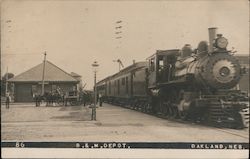 B & M Depot Oakland, NE Postcard Postcard Postcard