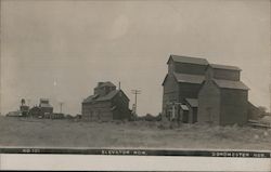 Elevator Row Dorchester, NE Postcard Postcard Postcard