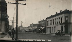 Main Street Scene Postcard