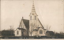 First M.E. Church Rising City, NE Postcard Postcard Postcard
