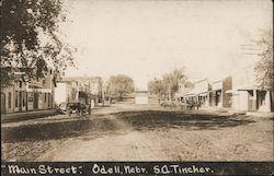 Main Street Odell, NE Postcard Postcard Postcard