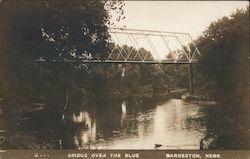 Bridge over the Blue Postcard