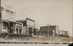 Main Street Looking East. Murray, Neb. 1909 Postcard
