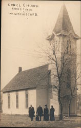 Last Official Board of the Congregational Church Rising City, NE Postcard Postcard Postcard