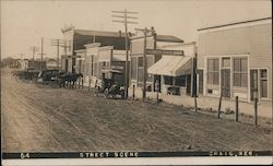 Street Scene Postcard