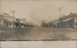 Street Scene Rising City, NE Postcard Postcard Postcard