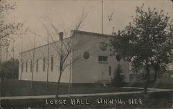 Lodge Hall Postcard
