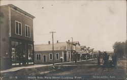 South Side Main Street Looking West Postcard