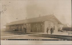 Chicago, St. Paul, Minneapolis and Omaha Depot Postcard