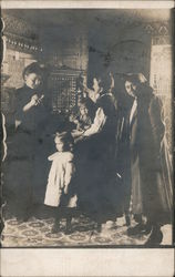 Telephone Switchboard Operators, Women With Children Watch Genoa, NE Postcard Postcard Postcard