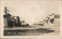 Main St. Looking North Postcard