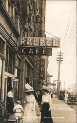 Palace Cafe, Grand Island, Nebr. 1911 Postcard