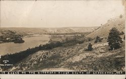 Scene on the Niobrara River South of Crookston, NE Mrs. Viertel Postcard Postcard Postcard