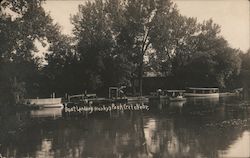 Boat landing Horky's Park Crete, NE Postcard Postcard Postcard