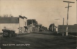 Main Street Jackson, NE Postcard Postcard Postcard