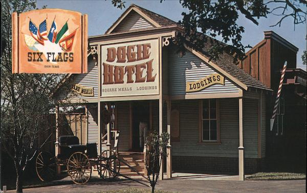 Dogie Hotel at Six Flags over Texas Amusement Parks