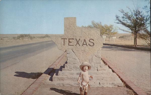 Texas Welcome Marker