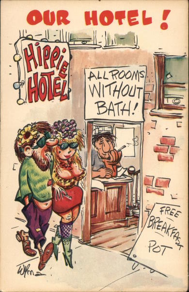 Our Hotel - Hippy Hotel Wyma Cartoons