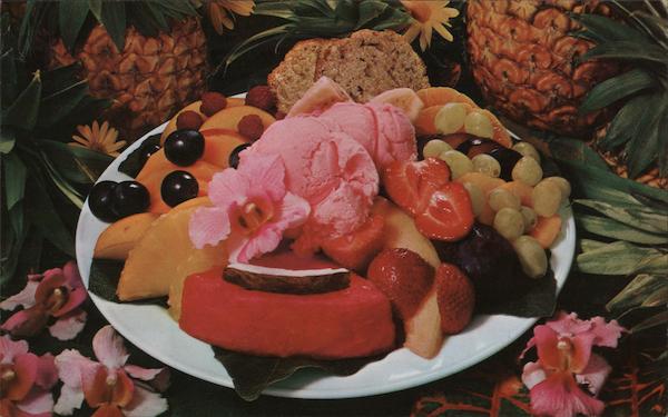 The Nut Tree Fresh Fruit Plate Vacaville California