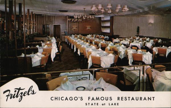 Fritzel's Chicago's Famous Restarant-State at Lake Illinois