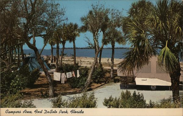 Campers Area, Fort Desoto Park, Florida St. Petersburg