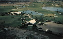Golf Course and Club House Postcard