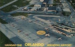 Hangar One - Herndon Airport - Southern Airways of Florida Orlando, FL Postcard Postcard Postcard