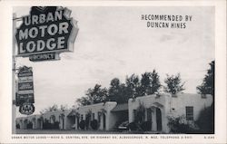 Urban Motor Lodge Postcard