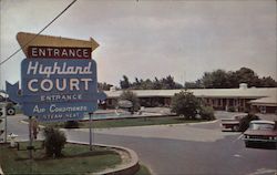 Highland Court Postcard