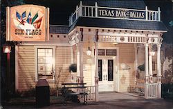 Six Flags over Texas, Bank Robbers Beware - Texas Section Amusement Parks Postcard Postcard Postcard