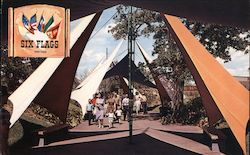 Toward Mexico, Six Flags over Texas Postcard