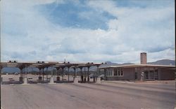 Main Gate at Los Alamos, New Mexico Postcard