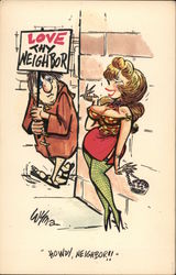 Love They Neighboor "Howdy, Neighbor" Postcard