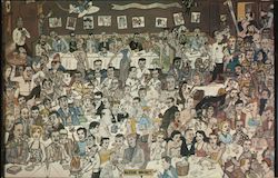 Jim Downey's Steak House Postcard