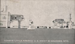 Covey's Little America U.S. Hiway 30 Postcard