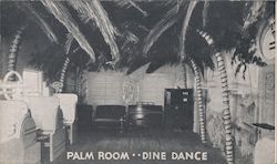 Palm Room Dine Dance Postcard