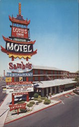 The Lotus Inn Motor Hotel Las Vegas, NV Postcard Postcard Postcard