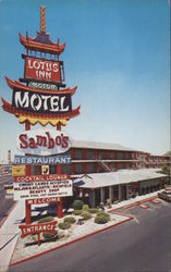 The Lotus Inn Motor Hotel Postcard