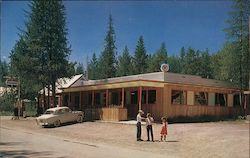 Eddy's Cafe - Apgar Village Postcard