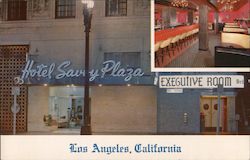 Hotel Savoy Plaza Los Angeles, CA Postcard Postcard Postcard