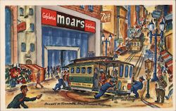 Moars Cafeteria Postcard