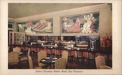 Lotta's Fountain, Palace Hotel Postcard