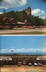 Castle Rock, 3 miles Norty of St. Ignace, Michigan Postcard