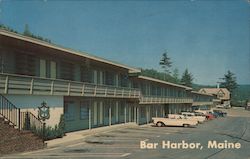 Frenchman's Bay Motel - Eden Street Bar Harbor, ME Postcard Postcard Postcard