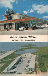 North Winds Motel Ocean City, MD F. W. Brueckmann Postcard Postcard Postcard