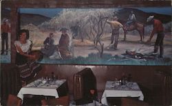 Western Hills Hotel Branding Room Mural Postcard