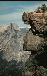 Overhanging Rock, Glacier Point Yosemite National Park, CA Postcard Postcard Postcard