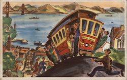 Hyde Street Cable Car San Francisco, CA Postcard Postcard Postcard